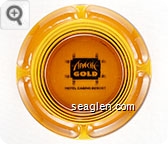 Apache Gold, Hotel Casino Resort - Black imprint Glass Ashtray