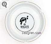 Gigi,  Bally's, Casino Resort - Las Vegas - Black imprint Ceramic Ashtray
