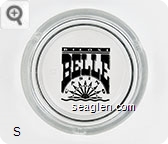 Biloxi Belle Casino - Black imprint Glass Ashtray