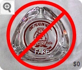 Big Meadow Hotel, Food, Bar, Casino, Lovelock, Nevada - Red imprint Glass Ashtray