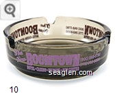 The New Boomtown, Hotel - Casino - RV Park - Fun Center, (800) 648-3790 (775) 345-6000 - Purple imprint Glass Ashtray