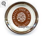 Bally's Park Place Casino Hotel, Atlantic City - Clear through brown imprint Glass Ashtray