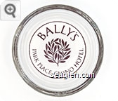 Bally's Park Place Casino Hotel - Brown imprint Glass Ashtray