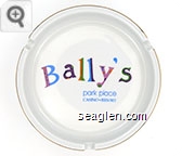 Bally's Park Place, Casino - Resort - Multicolor imprint Porcelain Ashtray