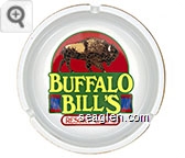 Buffalo Bill's, Resort - Casino - Multicolor imprint Porcelain Ashtray