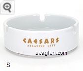 Caesars, Atlantic City - Gold imprint Porcelain Ashtray
