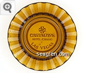 Castaways Hotel/Casino, Las Vegas - White imprint Glass Ashtray