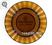 Castaways Hotel/Casino, Las Vegas - Brown on beige imprint Glass Ashtray