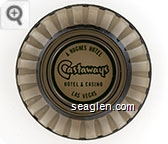 A Hughes Hotel, Castaways Hotel & Casino, Las Vegas - Green imprint Glass Ashtray