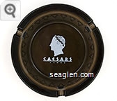 Caesars, Tahoe - Gold imprint Glass Ashtray