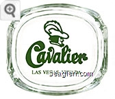 Cavalier, Las Vegas, Nevada - Green imprint Glass Ashtray