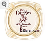 Club Cal-Neva, Wild Indian Slots, Downtown Reno - Red on white imprint Glass Ashtray