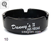 Danny's II Las Vegas, Where Am I, Where's My Car? - White imprint Glass Ashtray