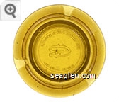 Dunes Hotel & Country Club, D, Las Vegas Nevada - Moulded imprint Glass Ashtray