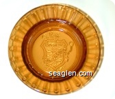 Laughlin, Edgewater Hotel & Casino - Molded imprint Glass Ashtray