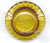 Edgewater, Hotel - Casino, Laughlin, Nevada (800) 67-RIVER 74837 - Molded imprint Glass Ashtray