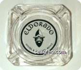 Eldorado Hotel & Casino - Reno - Black on white imprint Glass Ashtray