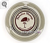 Fabulous Flamingo, Las Vegas, Nevada - Red imprint Glass Ashtray