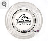 Fort McDowell Casino - Black imprint Glass Ashtray