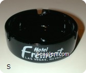 Hotel Fremont, Las Vegas, Nevada, An Argent Corp. Resort, Las Vegas, Nevada - White imprint Glass Ashtray