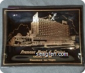 Fremont Hotel & Casino, Casino Center, Downtown Las Vegas - Gold imprint Glass Ashtray