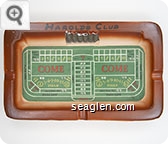 Harold's Club - Black imprint Porcelain Ashtray