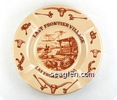 Last Frontier Village, Las Vegas, Nevada - Brown imprint Porcelain Ashtray