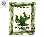 Las Vegas, Nev., Last Frontier Village - Black imprint Porcelain Ashtray