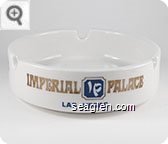 Imperial Palace, Las Vegas - Gold and blue imprint Porcelain Ashtray