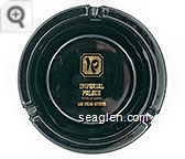 Imperial Palace, Hotel & Casino, Las Vegas - Nevada - Gold imprint Glass Ashtray