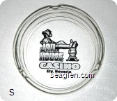 Jail House Casino, Ely, Nevada - Black imprint Glass Ashtray