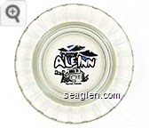 Little Ale Inn, Area 51, Rachel, Nevada - Black and blue imprint Glass Ashtray