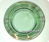 Landmark Hotel, Las Vegas, Nevada - Gold imprint Glass Ashtray