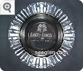 Lady Luck Casino Hotel, 1-800-LADY-LUCK - Molded imprint Glass Ashtray