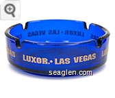 Luxor - Las Vegas, Made in China - Gold imprint Glass Ashtray