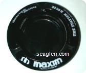 Maxim Hotel/Casino, The Station House Tonopah, Hotel Gaming - White imprint Glass Ashtray