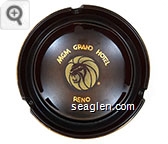 MGM Grand Hotel, Reno - Gold imprint Porcelain Ashtray