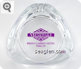 Meskwaki, Bingo - Casino - Hotel, Tama, IA - Purple imprint Glass Ashtray