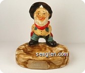 John Ascuaga's Nugget, Reno Area's Largest - Gold imprint Porcelain Ashtray