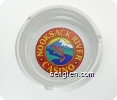 Nooksack River Casino (Bottom: Wayne Marketing, Las Vegas, Nevada, Made in Korea) - Multicolor imprint Porcelain Ashtray