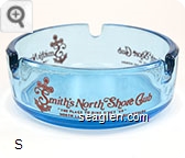 Smith's North Shore Club, The Place To Dine Since ''49'' North Lake Tahoe, Crystal Bay, Nevada - Red imprint Glass Ashtray