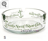 George Smith's North Shore Club, North Lake Tahoe, Crystal Bay, Nevada - Green imprint Glass Ashtray