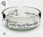 George Smith's North Shore Club, North Lake Tahoe, Crystal Bay, Nevada - Black imprint Glass Ashtray