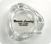 Nevada Landing, Hotel / Casino, Jean, Nevada - Black imprint Glass Ashtray