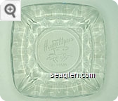 Hamiltons Las Vegas - Etched imprint Glass Ashtray