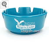 Oneida Bingo & Casino, Green Bay, WI - White imprint Bakelite Ashtray