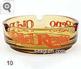Old Reno Casino - Orange imprint Glass Ashtray