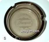 Riviera Hotel, Jacopo's, Las Vegas - Etched imprint Glass Ashtray