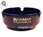 RichMan Casino, Black Hawk, CO, WWW.RICHMAN-CASINO.COM - Yellow imprint Plastic Ashtray