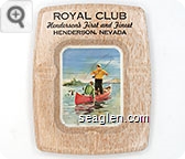 Royal Club, Henderson's First and Finest, Henderson, Nevada - Black imprint Metal Ashtray